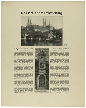 preview Merseburg: Schloss, Fotodruck und Text, Seite 1